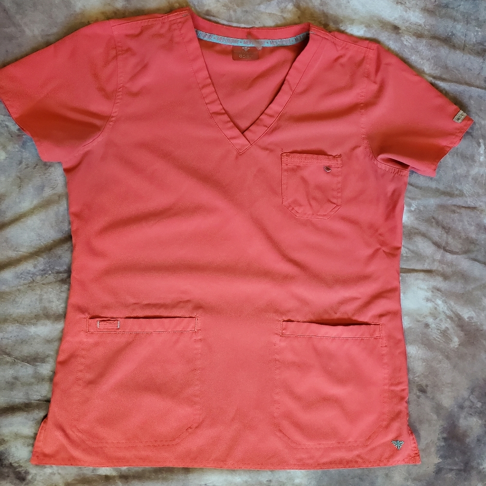 Size small scrub top